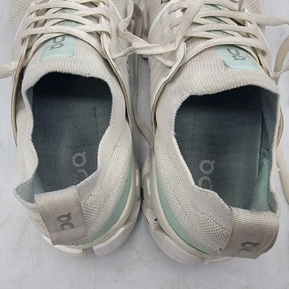On Cloudswift 3 Womens Size 8 White Green Shoes Running Walking Sneaker Comfort