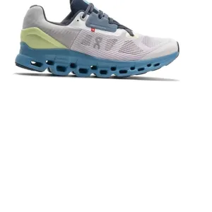 On Running Blue and Gray Athletic Shoes with CloudTec Cushioning