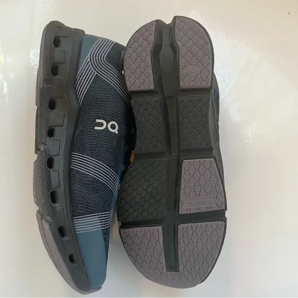 ON RUNNING CLOUDGO Mens Shoes Size 10W Storm Magnet Black Blue Running Shoes