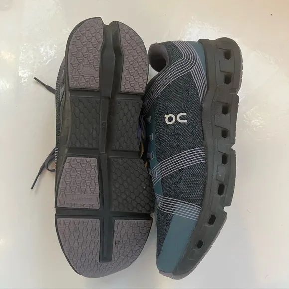 ON RUNNING CLOUDGO Mens Shoes Size 10W Storm Magnet Black Blue Running Shoes