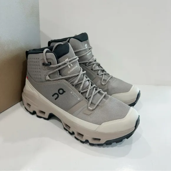 On Running Men's Cloudrock Mid Waterproof Sneaker Boots