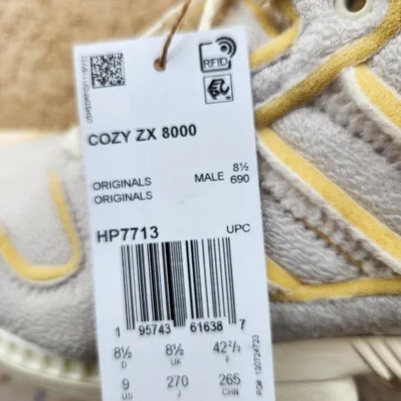 Originals Cozy ZX Adidas Sneakers  HP7713 Unisex NWT