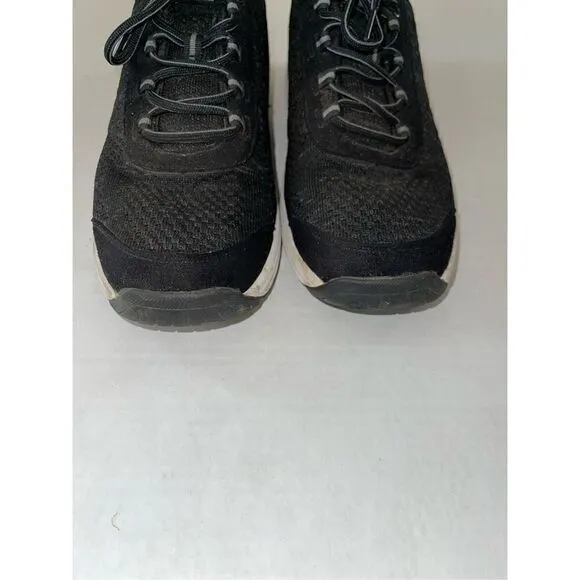 OrthoFeet 619 Shoes Black Athletic Comfort Walking Diabetic Mens 11.5