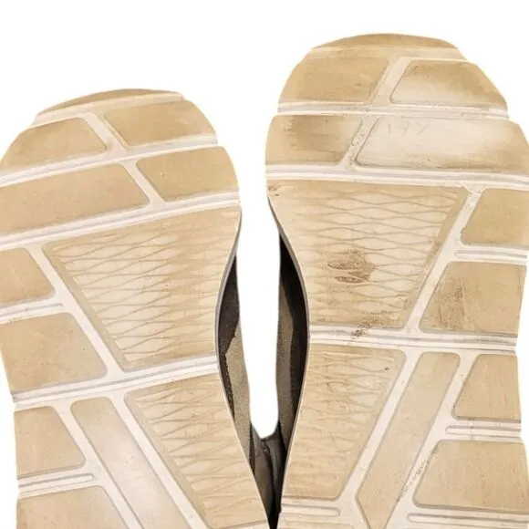 P448 Light Brown Suede Chunky Sneakers Size 39