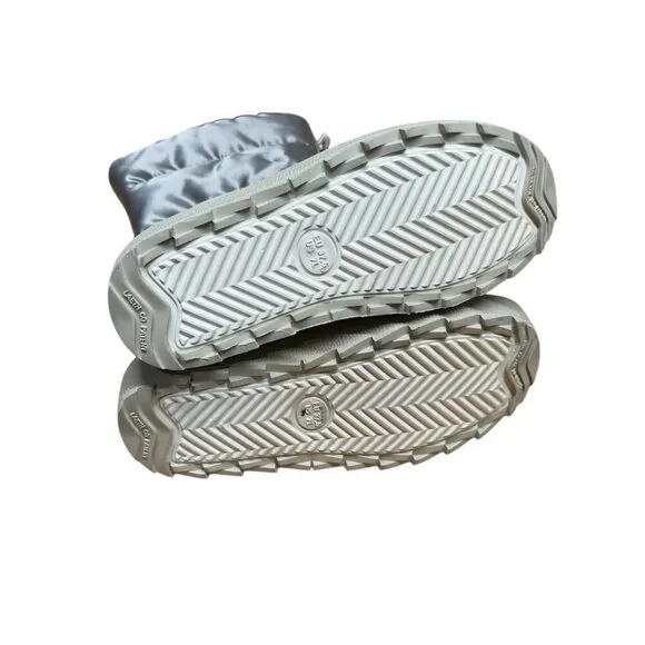Pajar  Fay Tall Quilted Waterproof Silver Winter Boots US 7 NWOT