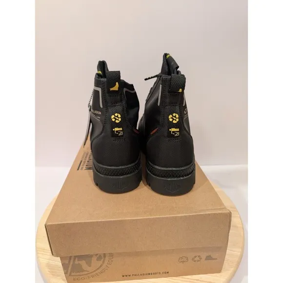Palladium Pampa Lite Recycled Waterproof Unisex Boots Mens 4 Womens 5.5 Black