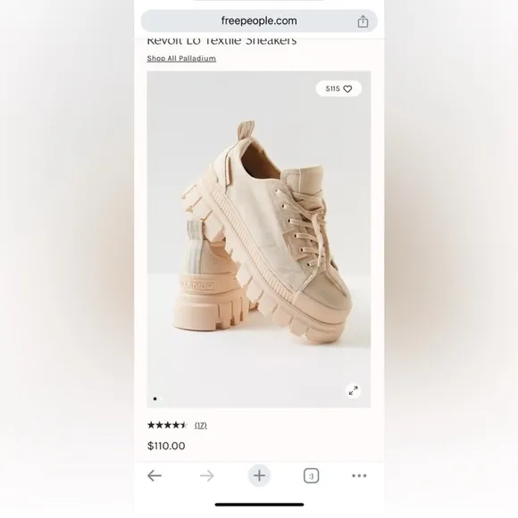 Palladium Revolt Lo Textile Sneakers