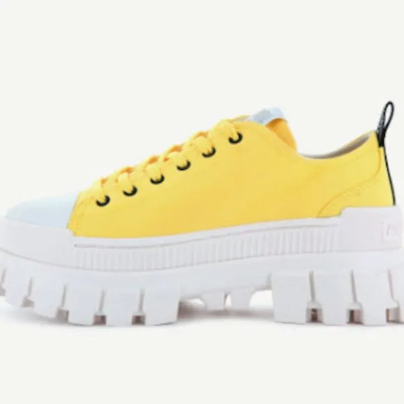 Palladium REVOLT LO TX Aurora Shoes / Sneakers Yellow Size: 10 NIB