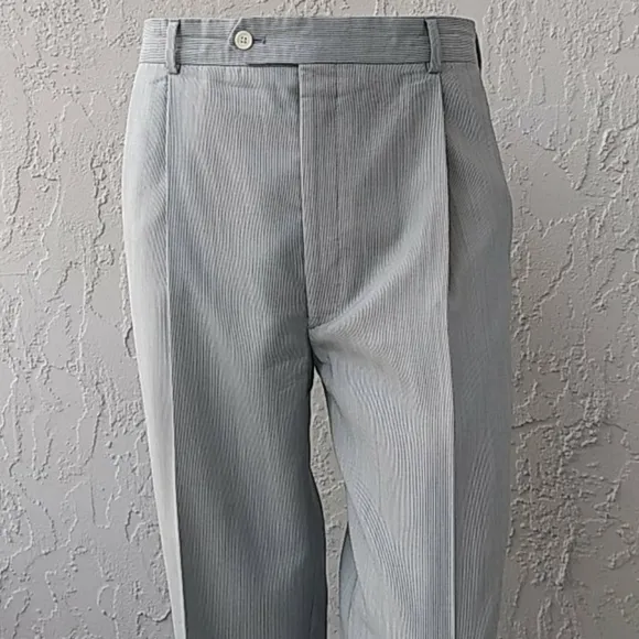 Paul Fredrick 100% Pincord Men's Luxury Slacks