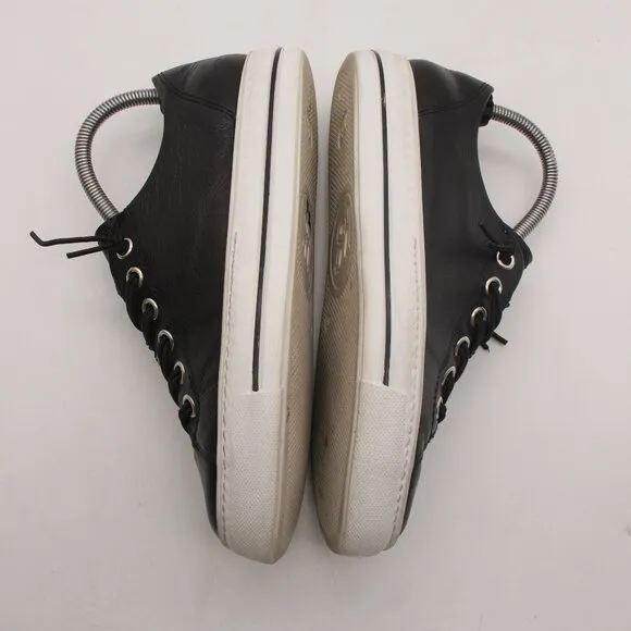 Paul Green Hadley Shoes Women's UK 6 Black Leather Comfort Sneakers