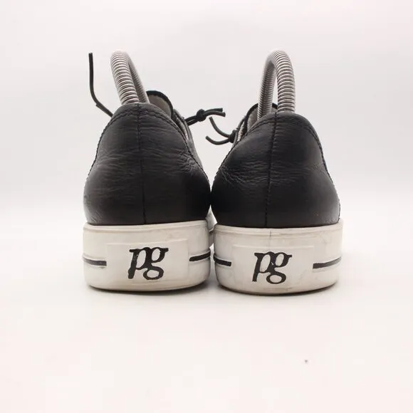Paul Green Hadley Shoes Women's UK 6 Black Leather Comfort Sneakers