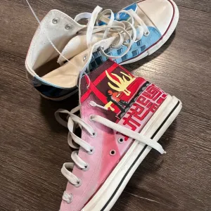 Percy Jackson Custom High-Top Sneakers with Colorful Art work size 9