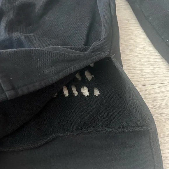 Phillip Lim Lightning Bolt Cutout Pullover Sweater Size S Black Oversized