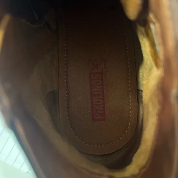 Pikolinos Cuero Women's Tan LeatherAnkle Booties Size 10/42