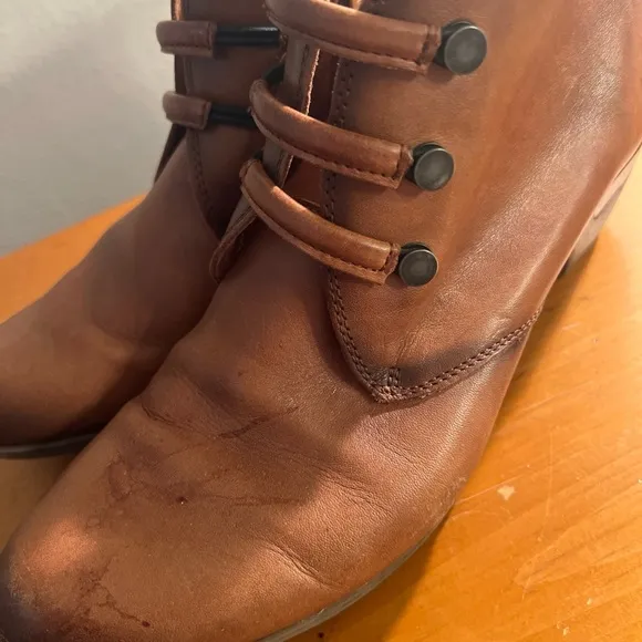 Pikolinos Cuero Women's Tan LeatherAnkle Booties Size 10/42