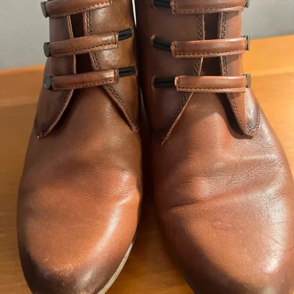 Pikolinos Cuero Women's Tan LeatherAnkle Booties Size 10/42