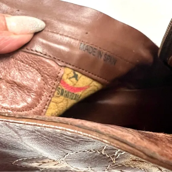 Pikolinos Leather Ankle Wedge Boots with Floral Stitching