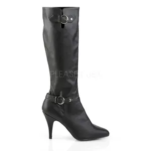Pointed Toe Drag High Heel Knee Boots
