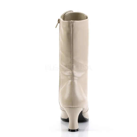 Pointed Toe High Heel Lace Up Boots