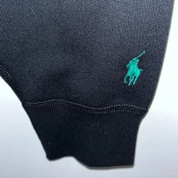 Polo Bear by Ralph Lauren Rainbow Sewn Raised Spell Out Letter Fleece Sweatshirt
