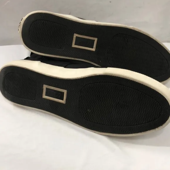Polo Black Leather High-Top Sneakers Size 12D