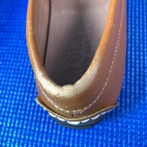 POLO RALPH LAUREN Kids-Boys Size 4.5 Brown Comfort School Shoes WENZHOU