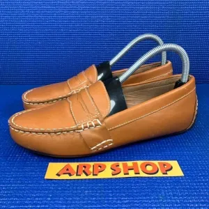 POLO RALPH LAUREN Kids-Boys Size 4.5 Brown Comfort School Shoes WENZHOU