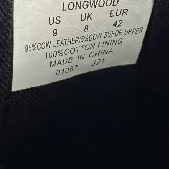 Polo Ralph Lauren Longwood Sneakers Men's Size 9 Spell Out Black Leather/Suede