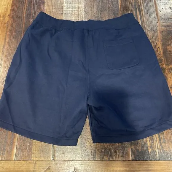 POLO RALPH LAUREN Men's Big &amp; Tall Navy POLO 1967 ATHL DEPT Fleece Shorts NWT