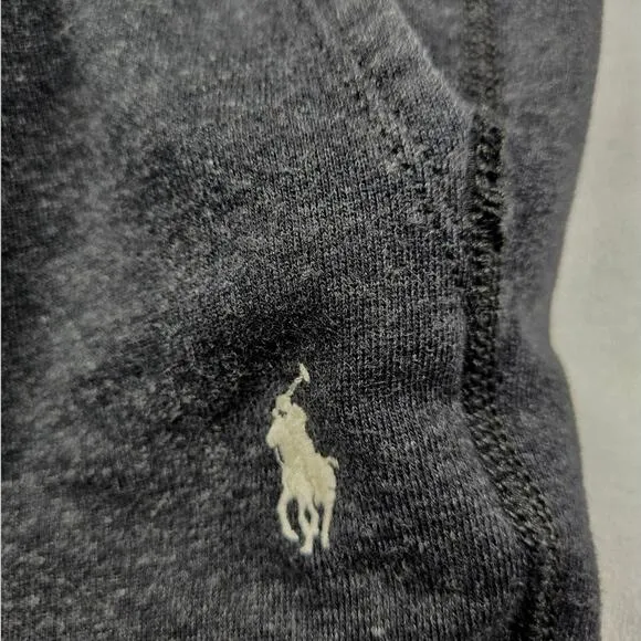 Polo Ralph Lauren Men’s Gray RL Fleece Sweatpants Jogger Size Large (30x25)