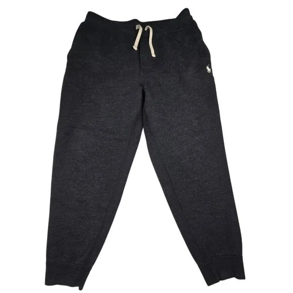 Polo Ralph Lauren Men’s Gray RL Fleece Sweatpants Jogger Size Large (30x25)
