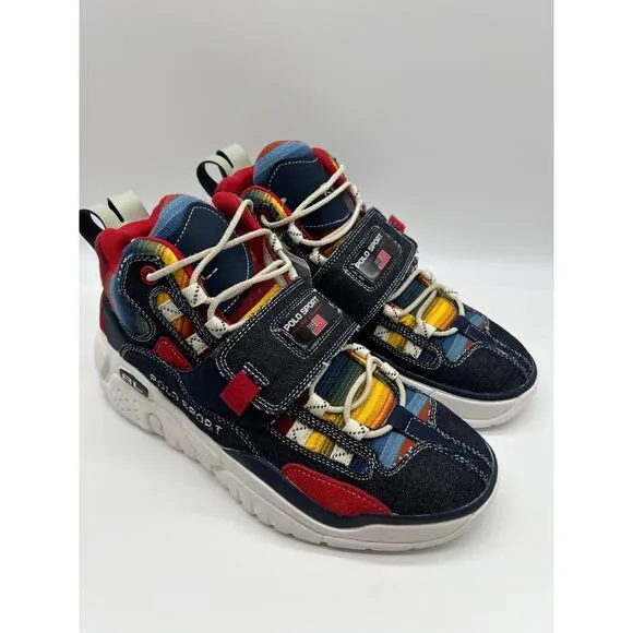 Polo Sport Ralph Lauren High-Top Sneakers PS 100-SK-HTL Men Size 9.5📦