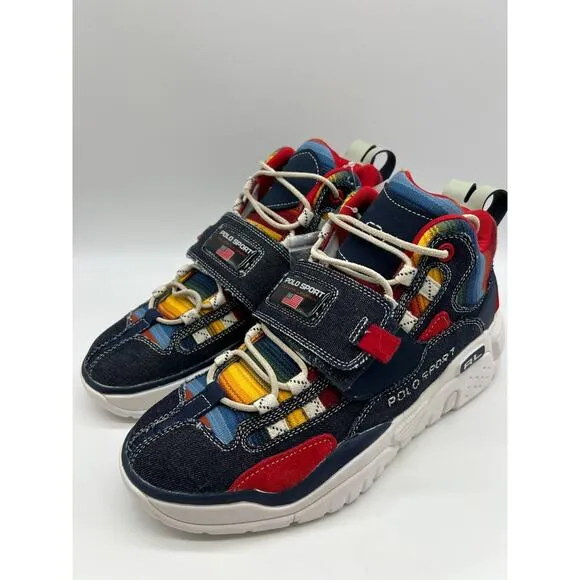Polo Sport Ralph Lauren High-Top Sneakers PS 100-SK-HTL Men Size 9.5📦