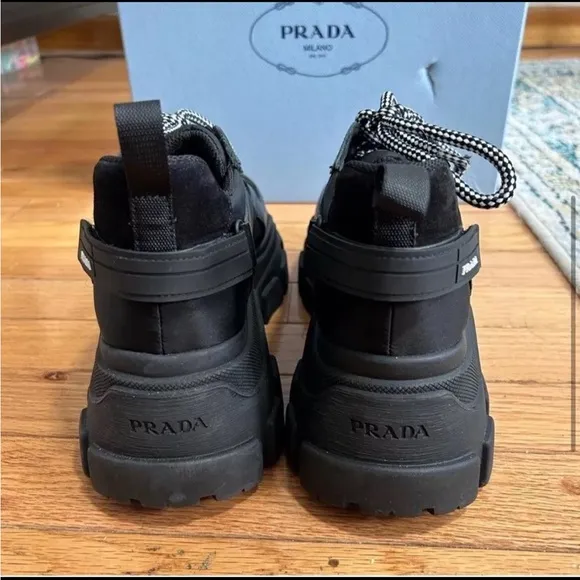 Prada Chunky Platform Monolith Sneakers