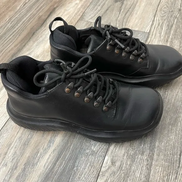 Prada leather chunky sneakers