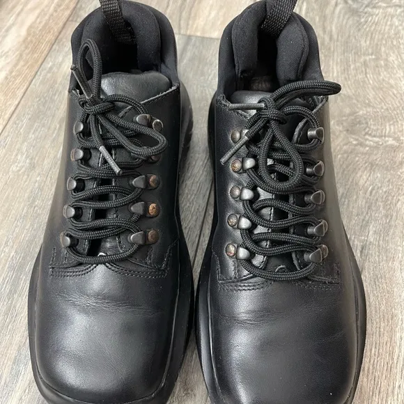 Prada leather chunky sneakers