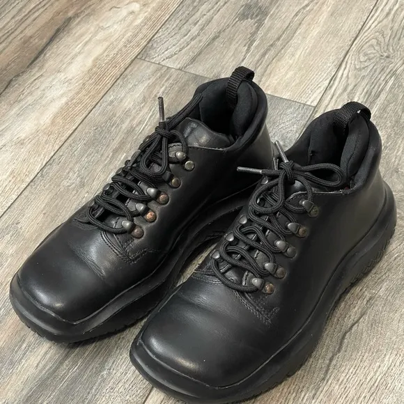 Prada leather chunky sneakers