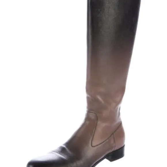 Prada Ombré Knee-High Boots