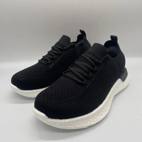 Propet B10 Unite WAB002M Womens 7.5 Sneakers Black White Running Shoes Comfort