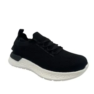 Propet B10 Unite WAB002M Womens 7.5 Sneakers Black White Running Shoes Comfort