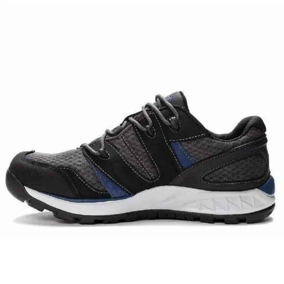 Propet Vercors Men Comfort Vibram Hiking Shoes Gray Blue US 11 / EU 44 Wide X 3E