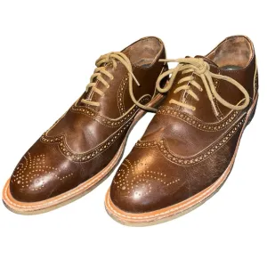 Proxon Men’s Premium Work Wear Shoes Steel Toe  Size 11 Brown Oxford Leather