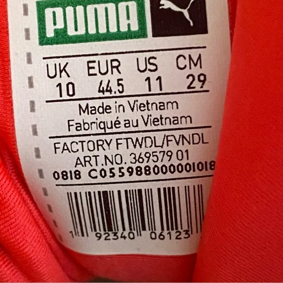 Puma Men’s Classic 2008 RS  Running System Athletic Shoes Size 11