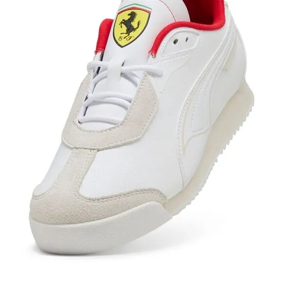 Puma Mens Scuderia Ferrari Puma Roma S White Shoes (NWT)