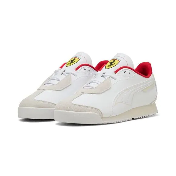 Puma Mens Scuderia Ferrari Puma Roma S White Shoes (NWT)