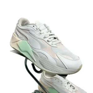 Puma RS X3 Gradient White Pink &amp; Mint Green Ombré Sneakers Women’s Size 9
