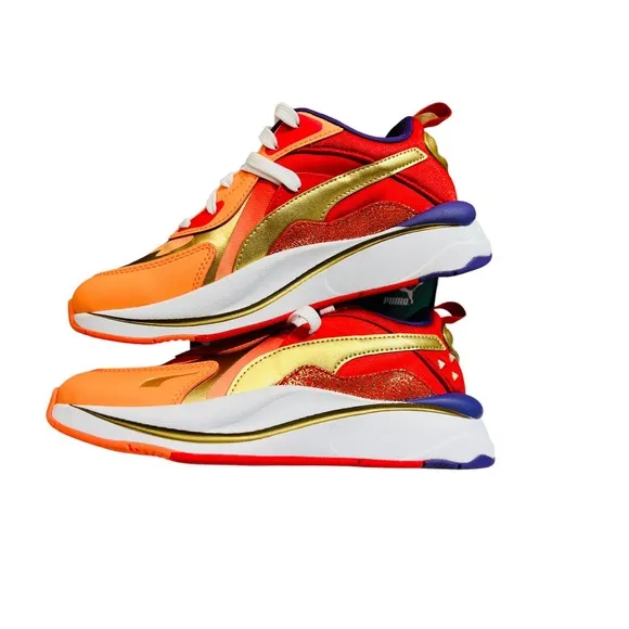 Puma RsCurve I Am Brave Lace Up Women’s Colorful Sneaker Sz 7