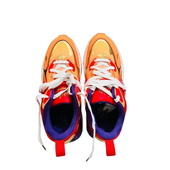 Puma RsCurve I Am Brave Lace Up Women’s Colorful Sneaker Sz 7