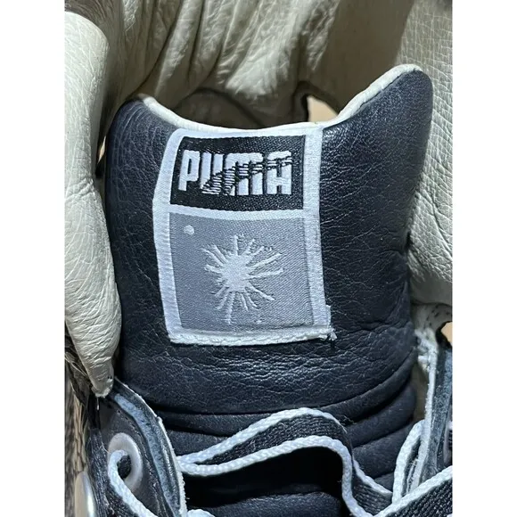 Puma X Mihara Yasuhiro Sample Sneakers Men 9 Black Lace Leather Strap High