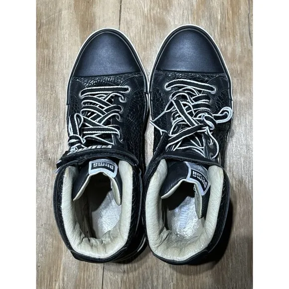 Puma X Mihara Yasuhiro Sample Sneakers Men 9 Black Lace Leather Strap High